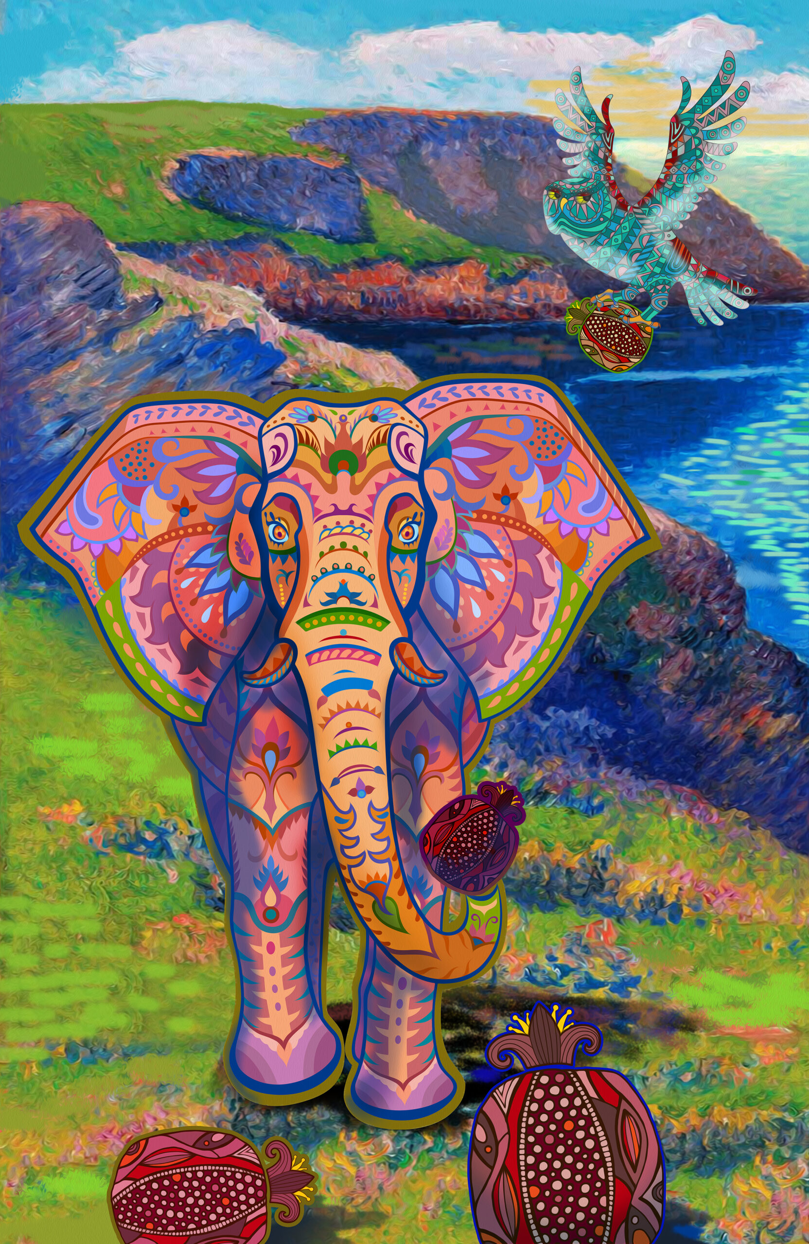 Oil elephant