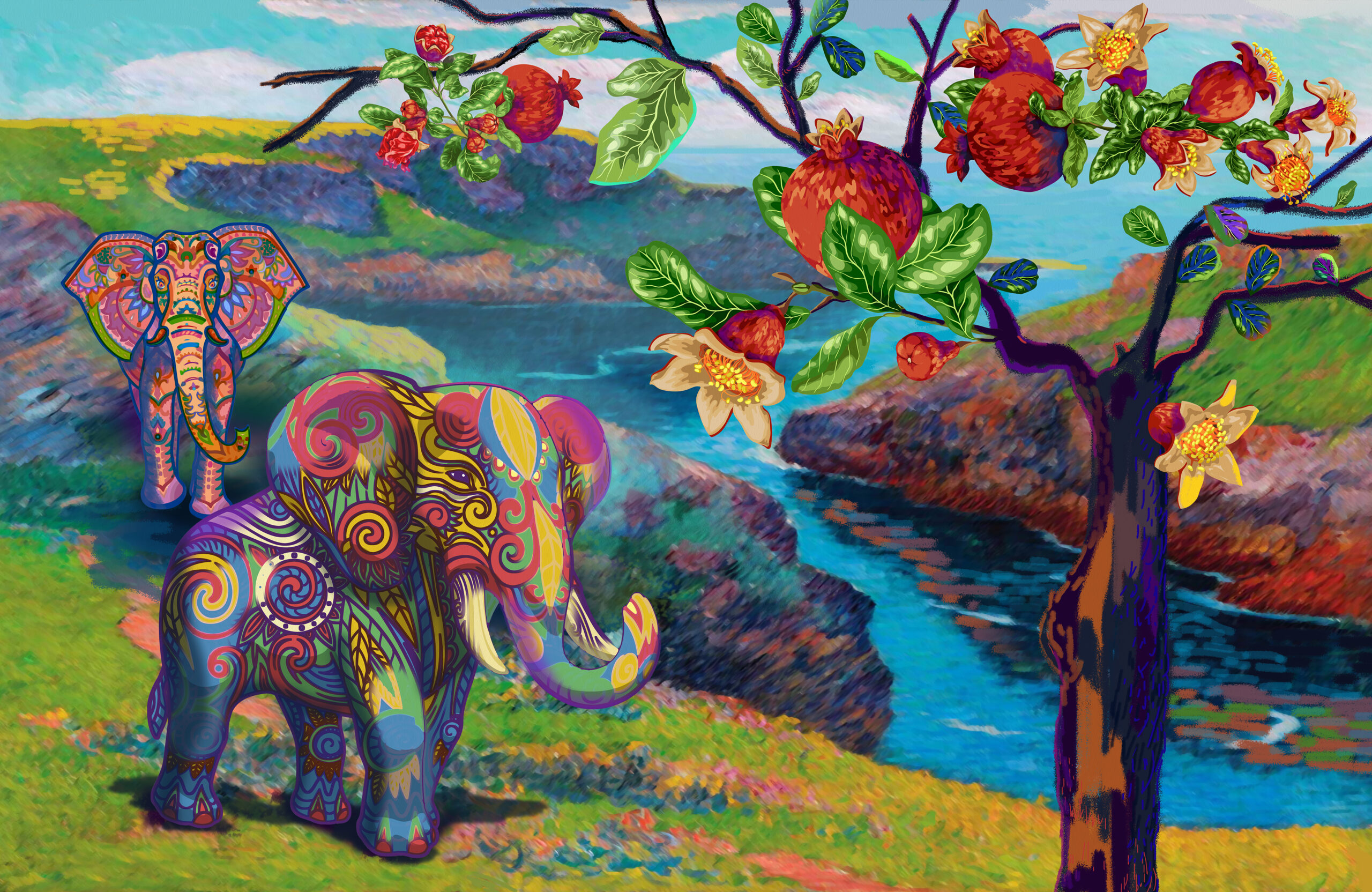 Oil1Fantasy life elephant